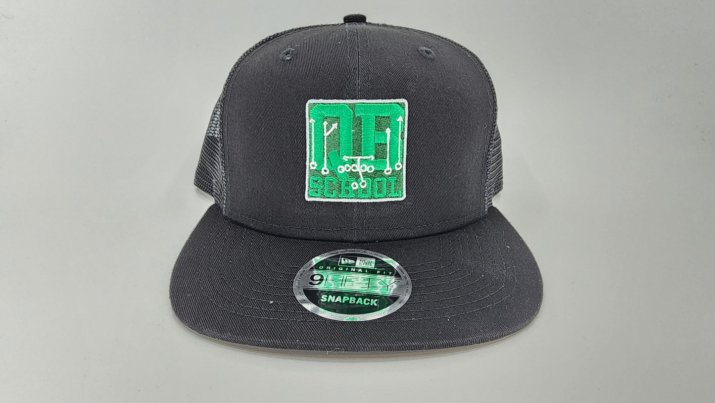The QB School Snapback Trucker Cap
