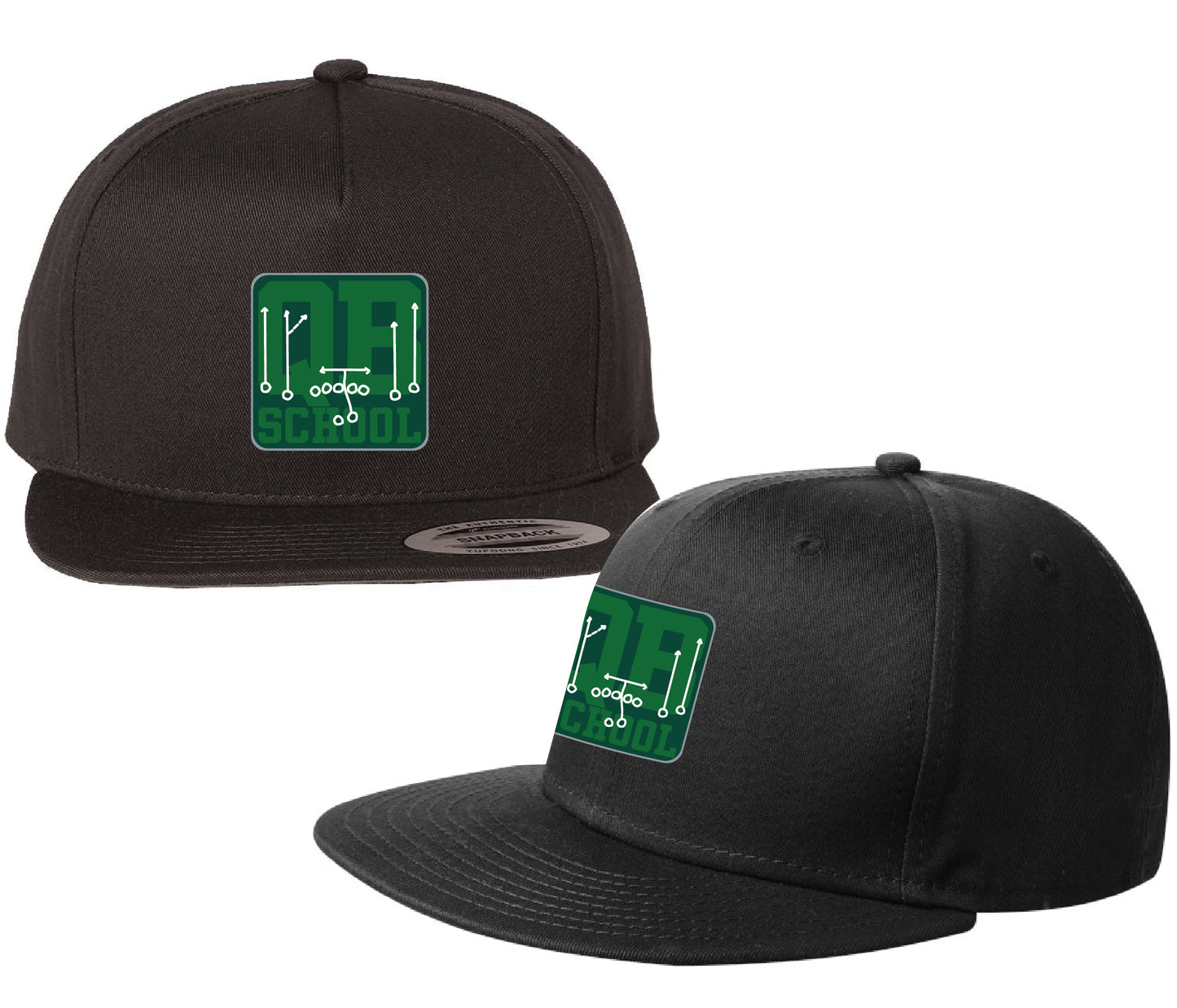 The QB School Flat Bill Snapback