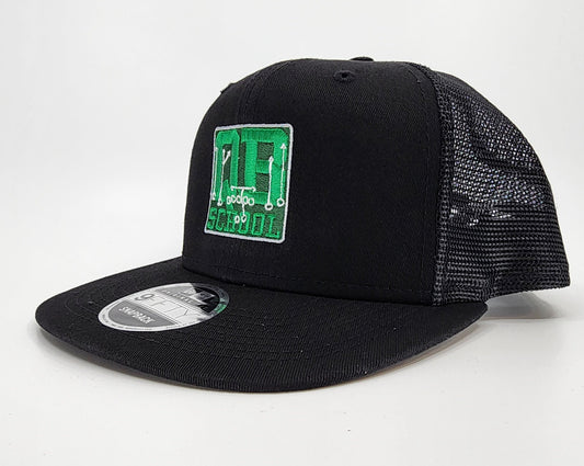 The QB School Snapback Trucker Cap